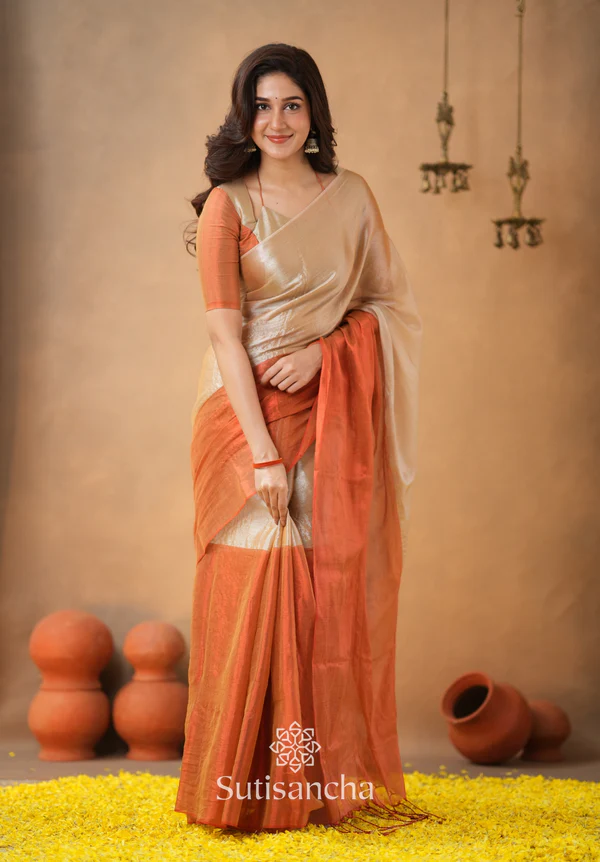 Sunset Shine Bridesmaid Saree